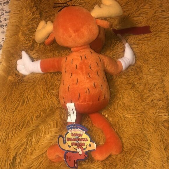 Vintage Rocky & Bullwinkle & Friends Plush Bullwinkle J. Moose CVS Exclusive - Picture 4 of 4